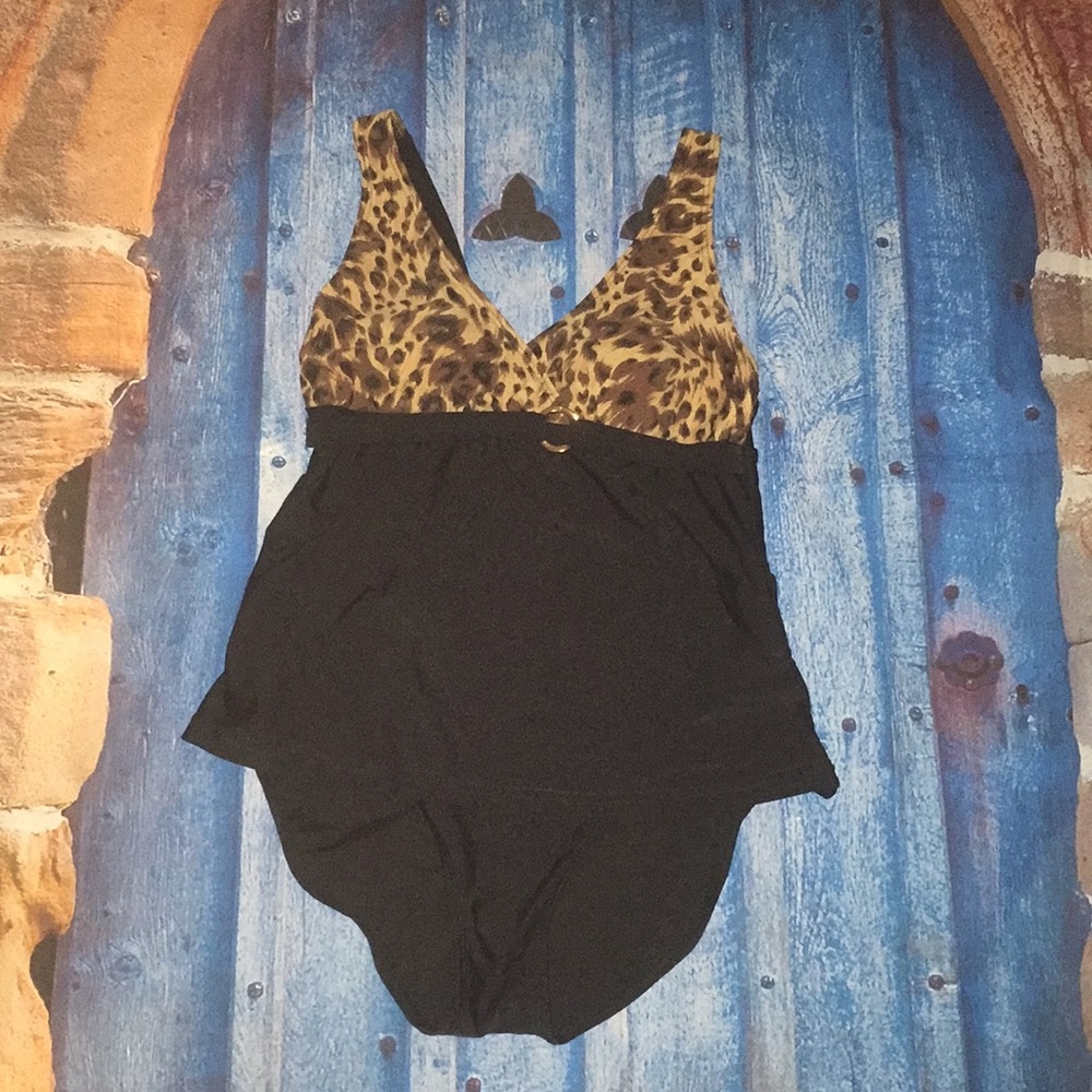 Leopard/Cheetah Print Swimsuit